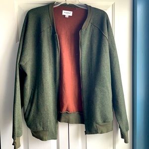 NWOT heavy wool bomber